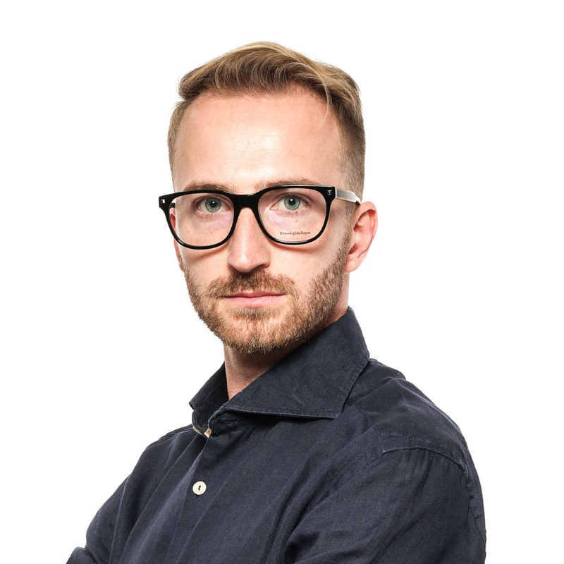 Black plastic glasses (frames)-null
