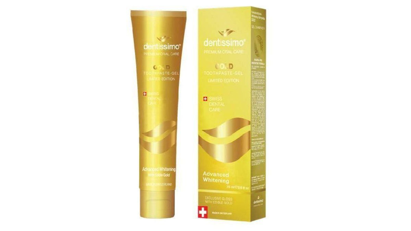 Dentissimo t/paste-gel gold  toothpaste  75ml x 1, , medium-null