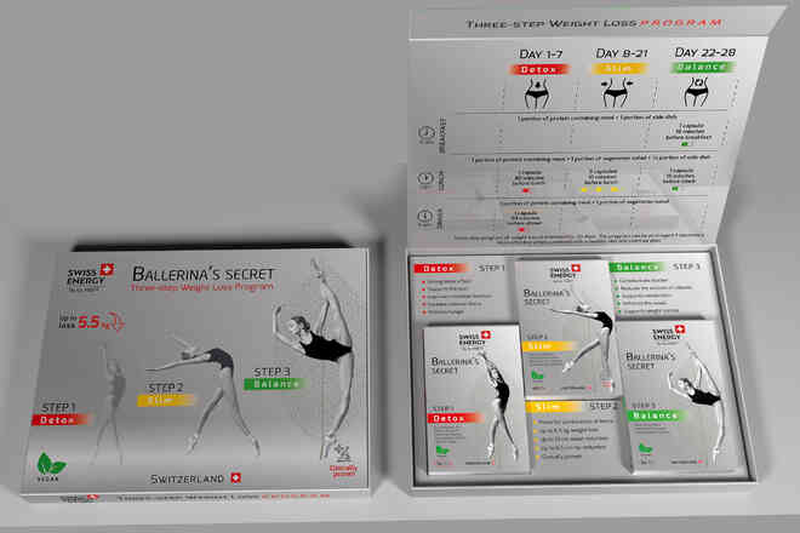 Swiss energy ballerinas secret three step weight loss program, , medium-null