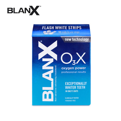 Blanx o3x flash white 10 strips, teeth whitening treatment