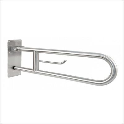 Satin steady bath handle with paper holder 60cm, , medium