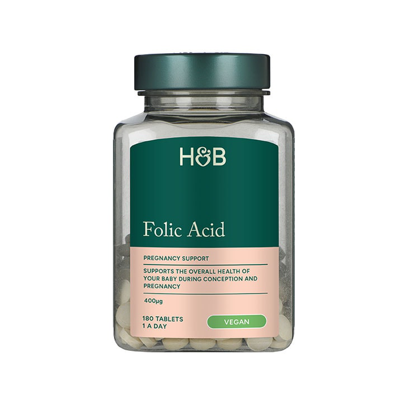 Holland & barrett folic acid 400ug 180 tablets-null