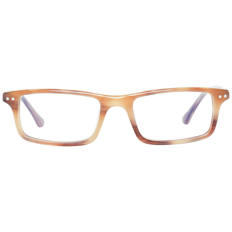 Brown plastic glasses (frames)-null