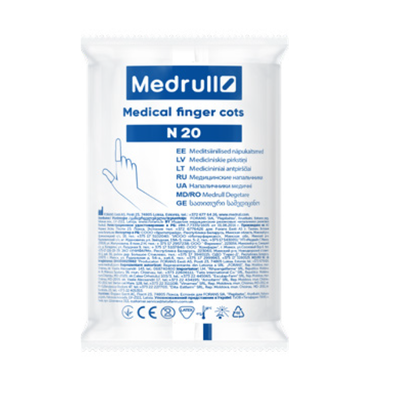 Medrull medical examination 20 fingers, elastic bandage