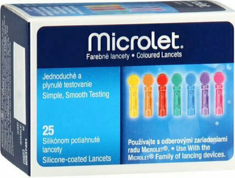 Contour microlet colored lancet 25, , medium-null