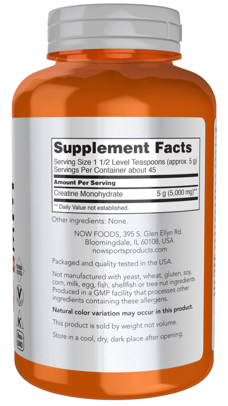 Now sports - creatine monohydrate powder x 227g, , medium-null
