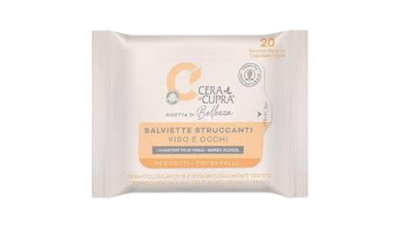 Cera di cupra makeup remover wipes, 20pcs, , medium