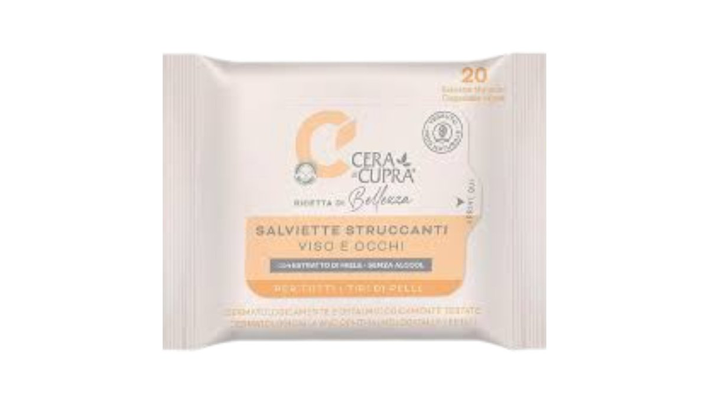 Cera di cupra makeup remover wipes, 20pcs, , medium-null