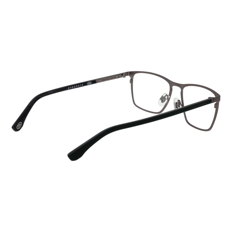 Gray stainless steel glasses (frames)-null