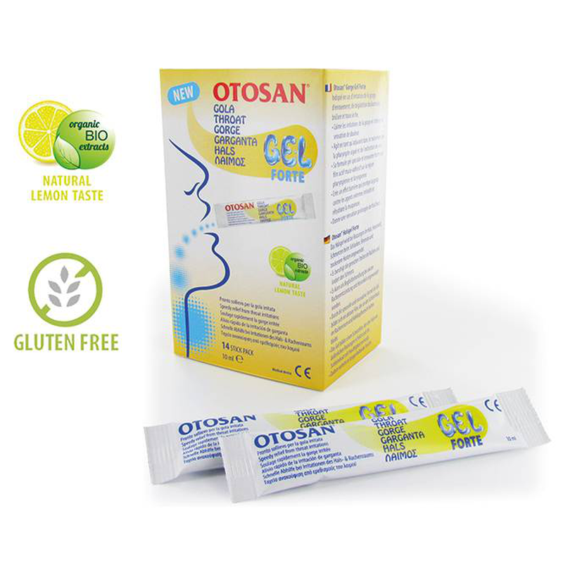 Product image: Otosan throat gel forte 14s, , medium-null