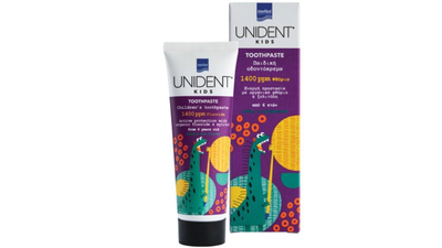 Intermed unident kids toothpaste from 6 years oild with bubble gum flavour,50ml, , medium