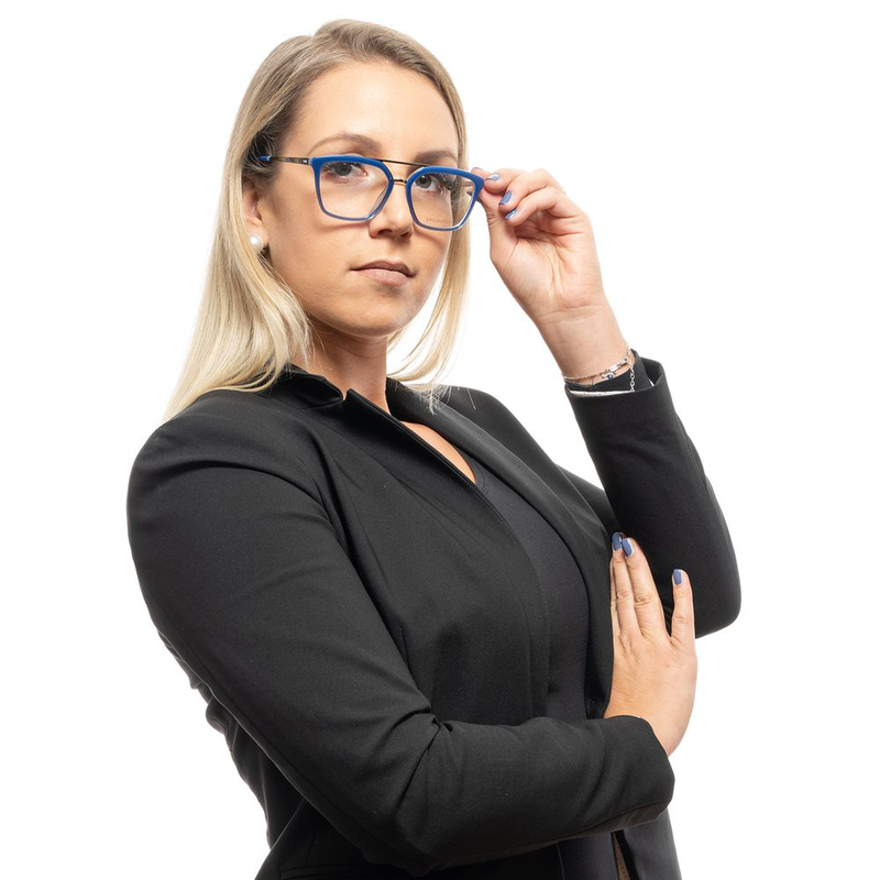 Blue metal & plastic glasses (frames)-null