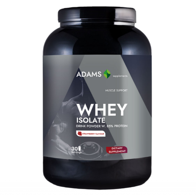 Adams supplements, whey isolate protein (strawberry), 360g, , medium
