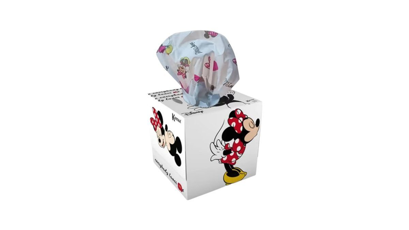 Minnie mickey  soft facial tissue cube x56, , medium-null