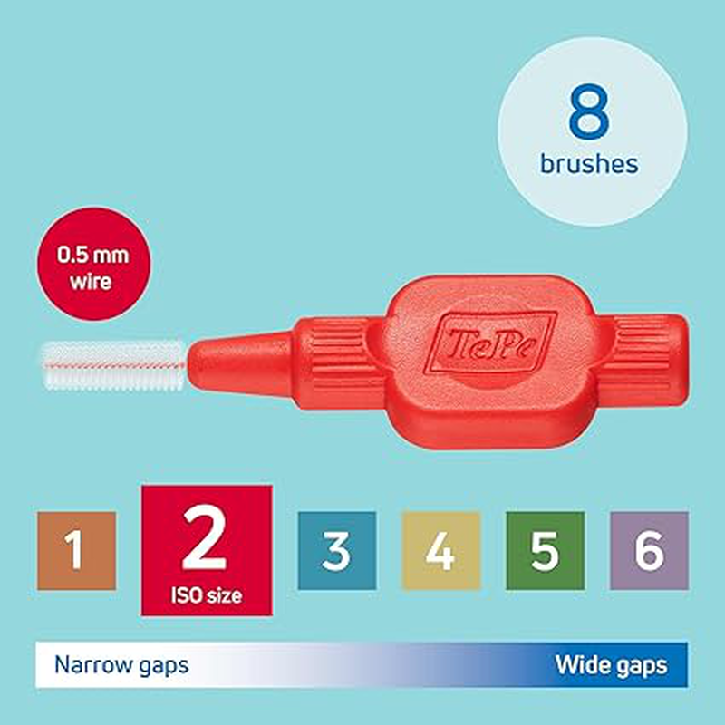 Tepe interdental red brushes extra soft 0.5 x 8 pieces, , medium-null