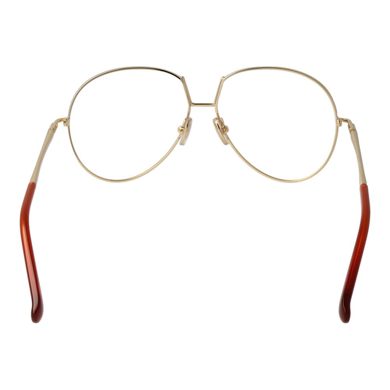 Orange metal glasses (frames)-null