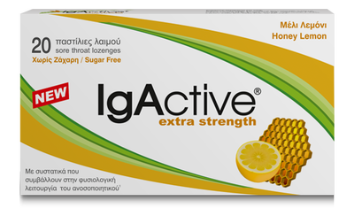 Igactiv honey lemon losenges 20, , medium