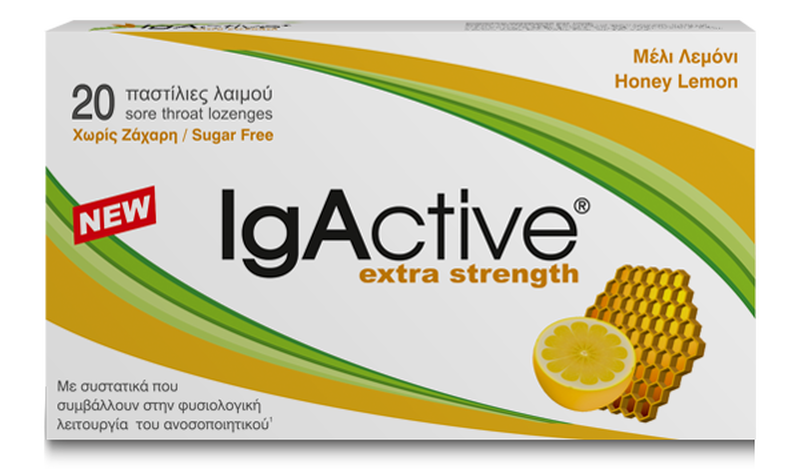 Igactiv honey lemon losenges 20, , medium-null