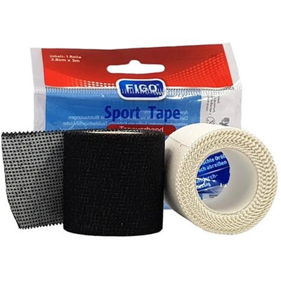 Figo sport tape black/ white, , medium
