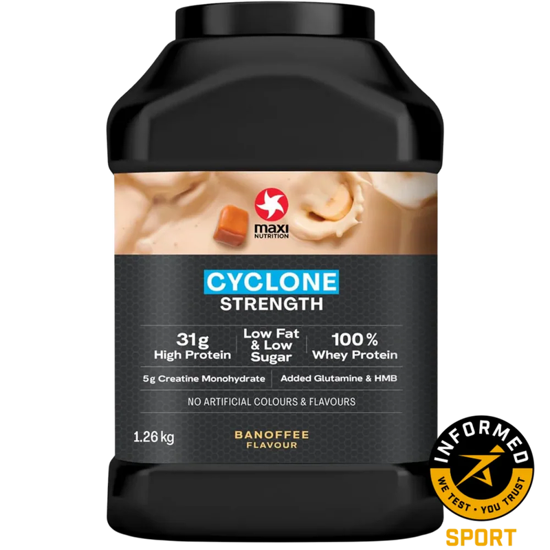 Maxi nutrition cyclon all-in-one protein powder 1,26kg banoffee, , medium-null