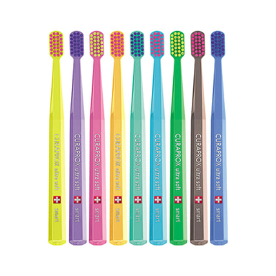 Curaprox cs smart ultra soft manual toothbrush for kids & adults 1pc, , medium