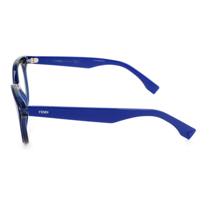 Blue resin glasses (frames)-null