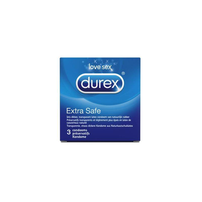 Durex extra safe condoms 3 pieces, , medium