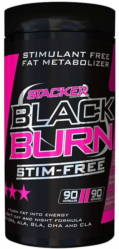 Stacker2 black burn stim free 90 caps, , medium-null