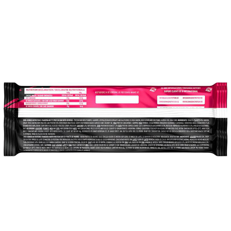 Pandora nutty protein bar 40g (berries), Genius nutrition, , medium-null