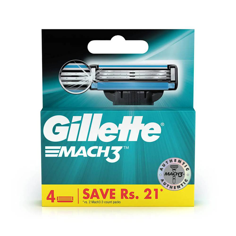 Gillette mach 3, refil, 4, , medium image number null