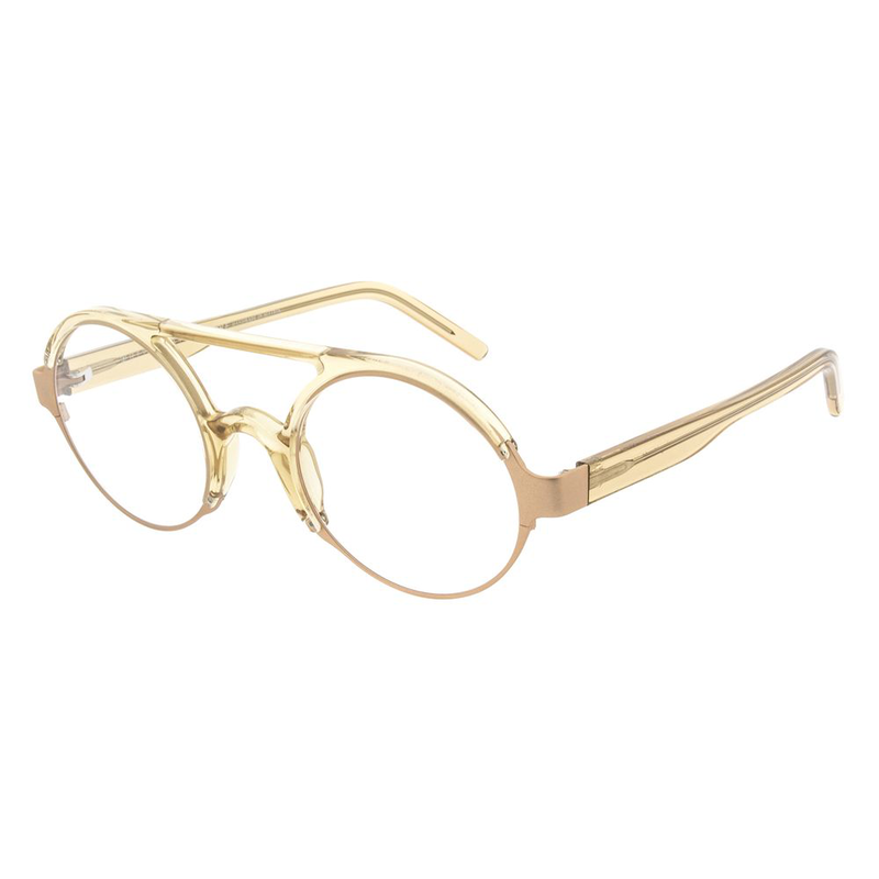 Gold metal glasses (frames)-null