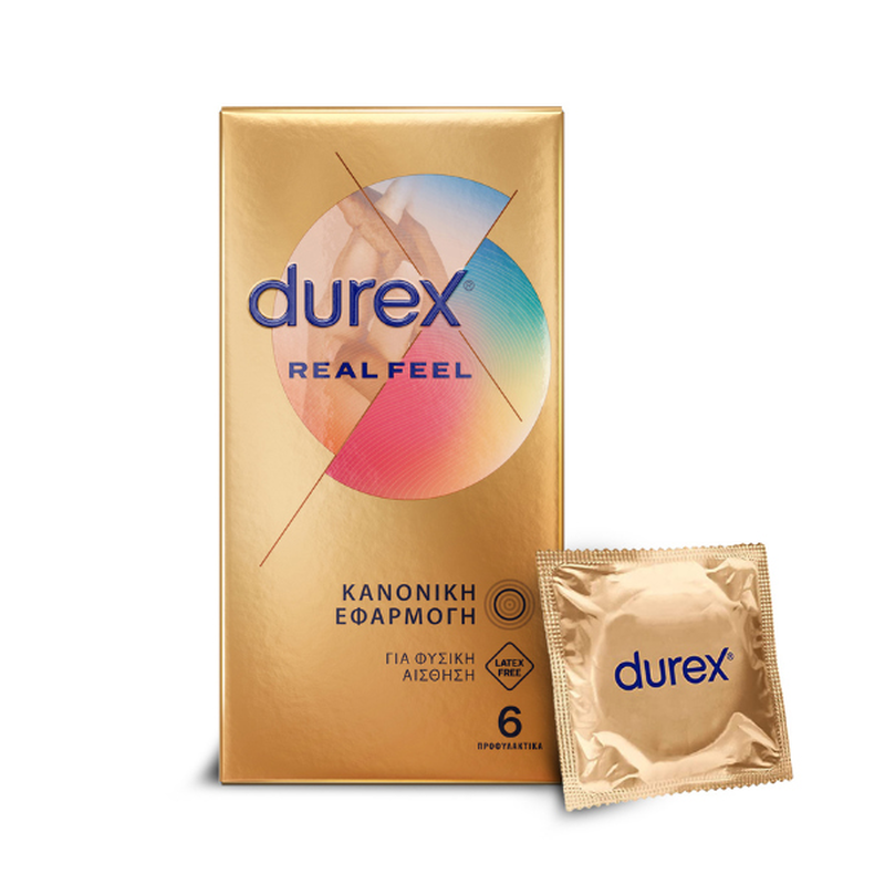 Durex real feel 6pcs, , medium-null