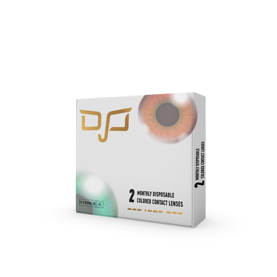 OJO colored contact lenses by colorvision special order -box of 2 lenses- above -8.50 / + 6.00, , medium