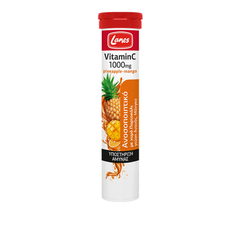 Lanes vitamin c 1000mg with pineapple & mango - 20 effervescent tabs, , medium-null