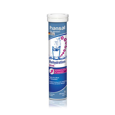Hansal rehydration drink 20 effervescent tablets, , medium