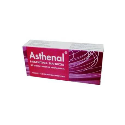 Asthenal l-carnitine/magnesium 30tablets