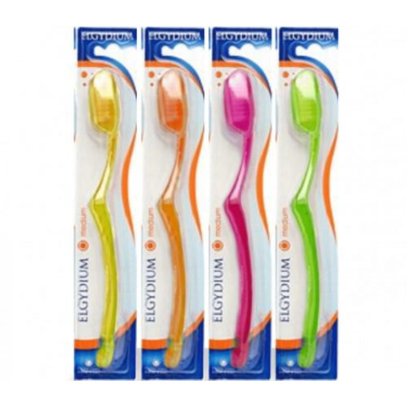 Elgydium creation (neon) medium tooth brush, , medium-null