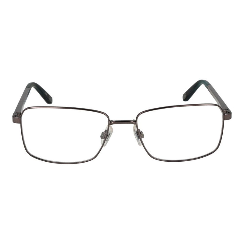 Gray stainless steel glasses (frames)-null