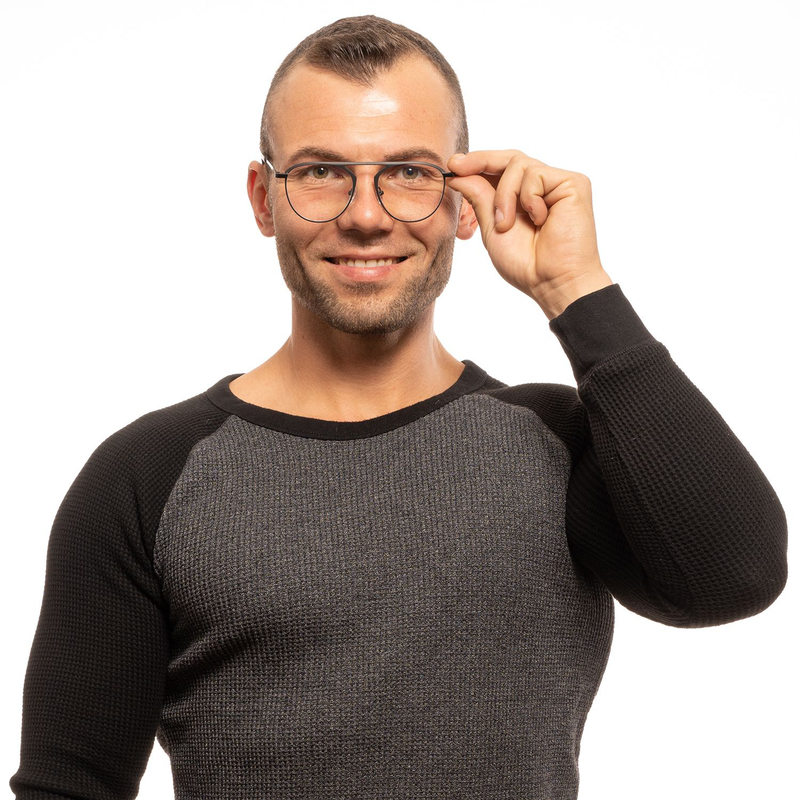 Black plastic glasses (frames)-null