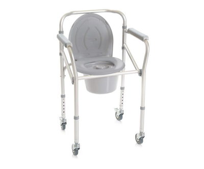 4-in-1 commode chair with casters – demountable rp782, , medium