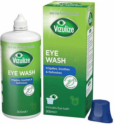 Vizulize multi action eye wash 300ml, , medium