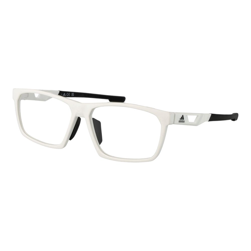 White plastic glasses (frames)-null