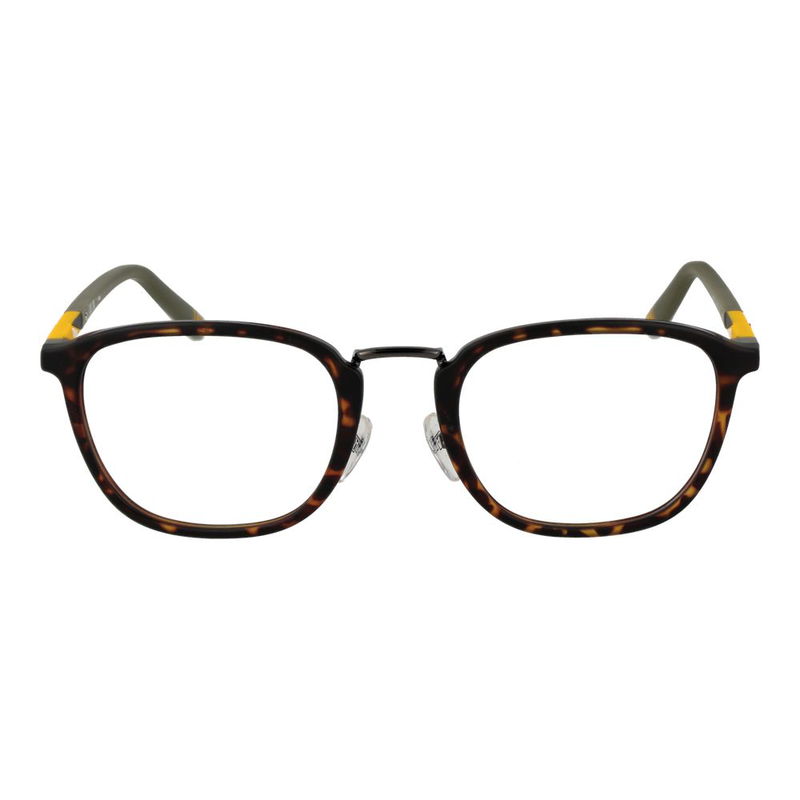 Brown plastic glasses (frames)-null