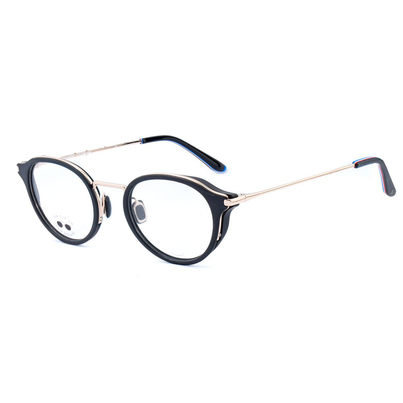 Black stainless steel glasses (frames)-null