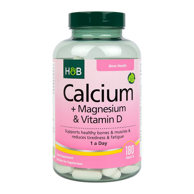 Holland & barrett calcium + magnesium & vitamin d 120 tablets, , medium