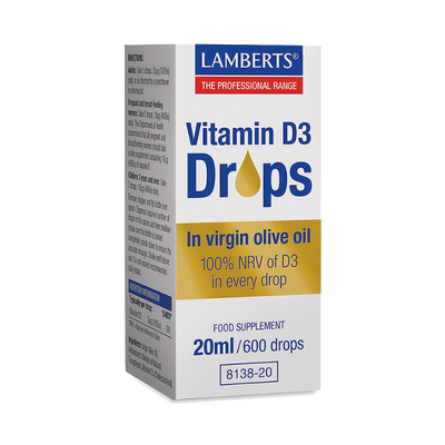 Lamberts vitamin d3 drops x 200ml - in virgin olive oil 200ml