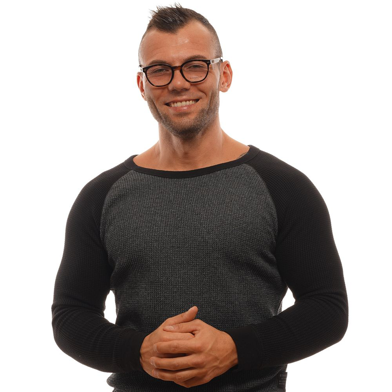 Brown plastic glasses (frames)-null