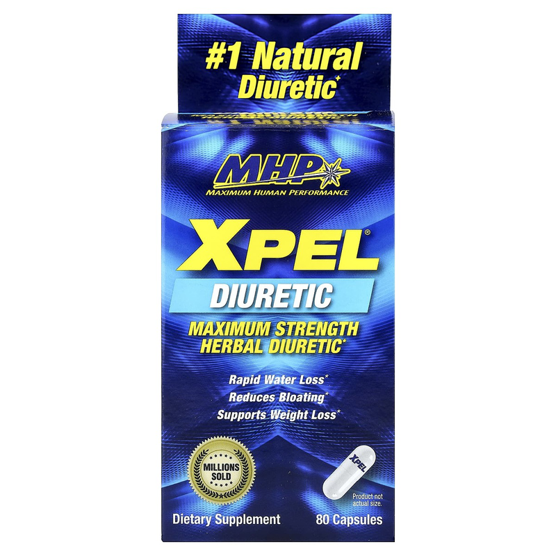 Mhp xpel diuretic diuretic 80 capsules, , medium-null