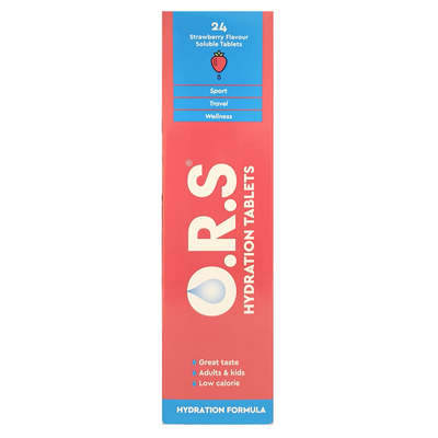 O.r.s hydration strawberry 24 effervescent tablets