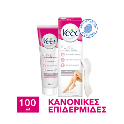 Veet sily fresh αποτριχωτική κρέμα για κανονικές επιδερμίδες 100ml, , medium